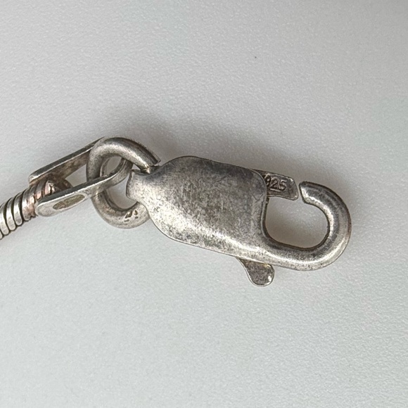 Vintage Bracelet 925 Italy Sterling Silver Rope Chain - Picture 7 of 11